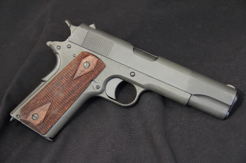 Wwii Colt Model 1911 45 Acp Us Property Semi Auto Pistol Mf`d 1919 Candr Ok For Sale At 5006